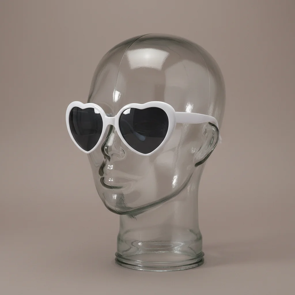 Lunette coeur effet coeur la nuit - Vue 5 - lunette coeur