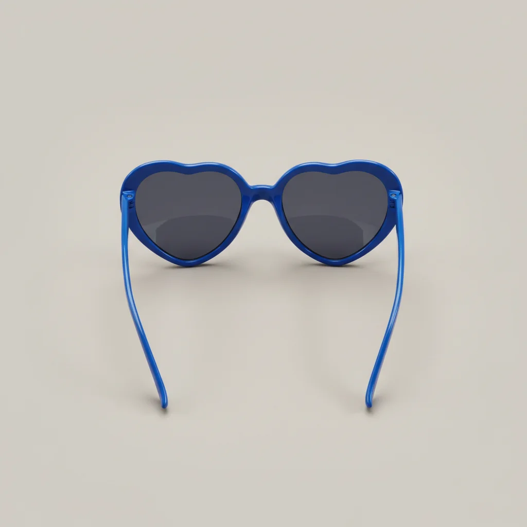 Lunette coeur effet coeur le soir - Vue 3 - lunette coeur