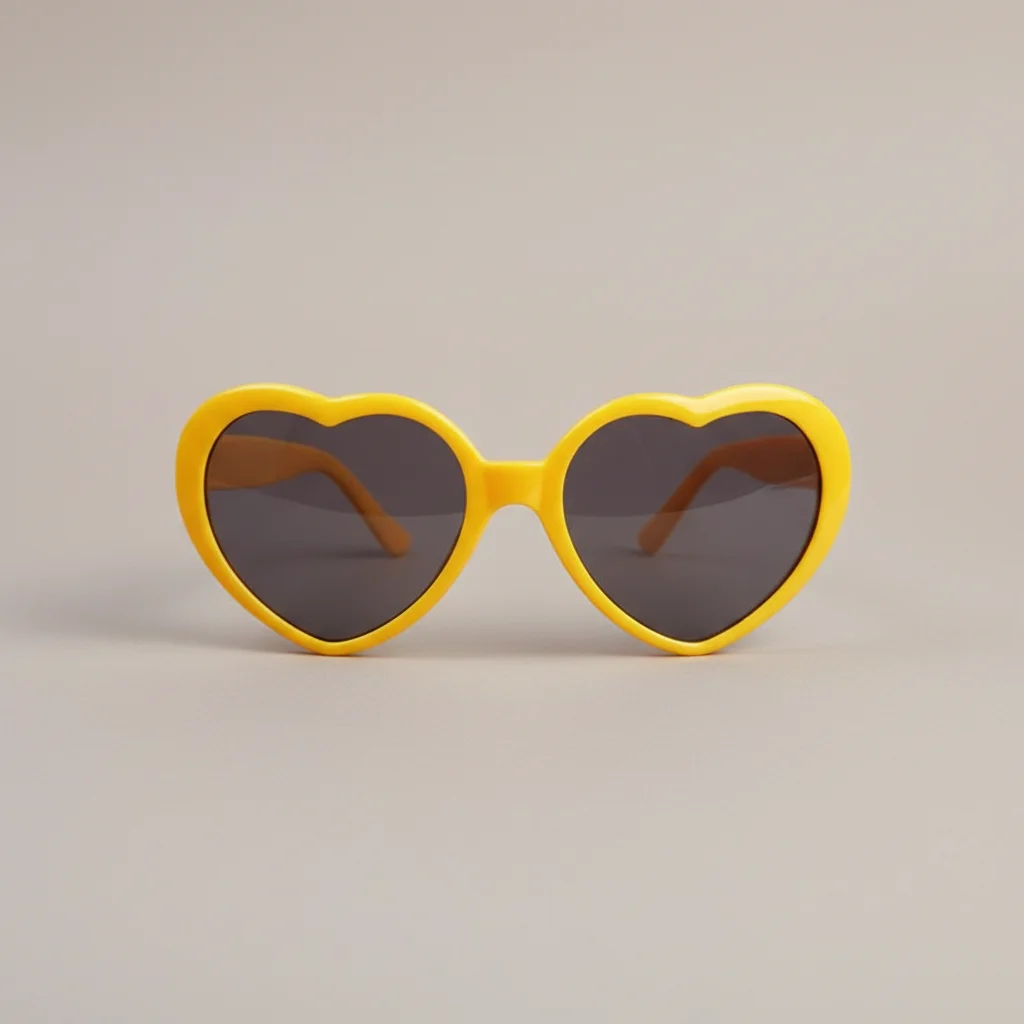 Lunette coeur effet lumière en forme de coeur - Vue 1 - lunette coeur