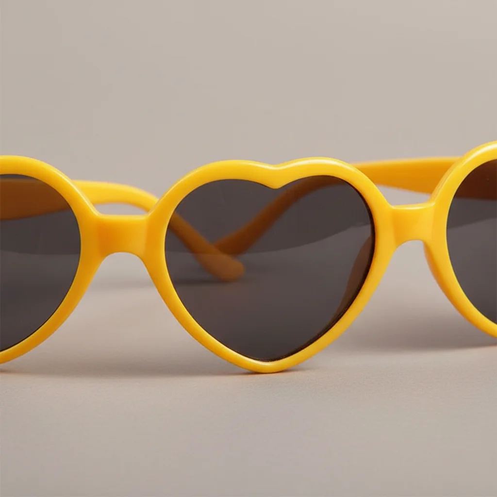 Lunette coeur effet lumière en forme de coeur - Vue 4 - lunette coeur