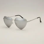 lunette coeur effet miroir - Vue 1 - lunette coeur