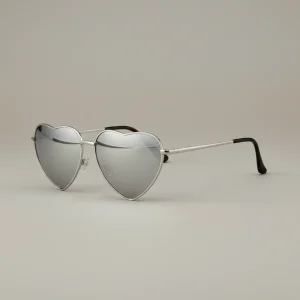 lunette coeur effet miroir - Vue 2 - lunette coeur
