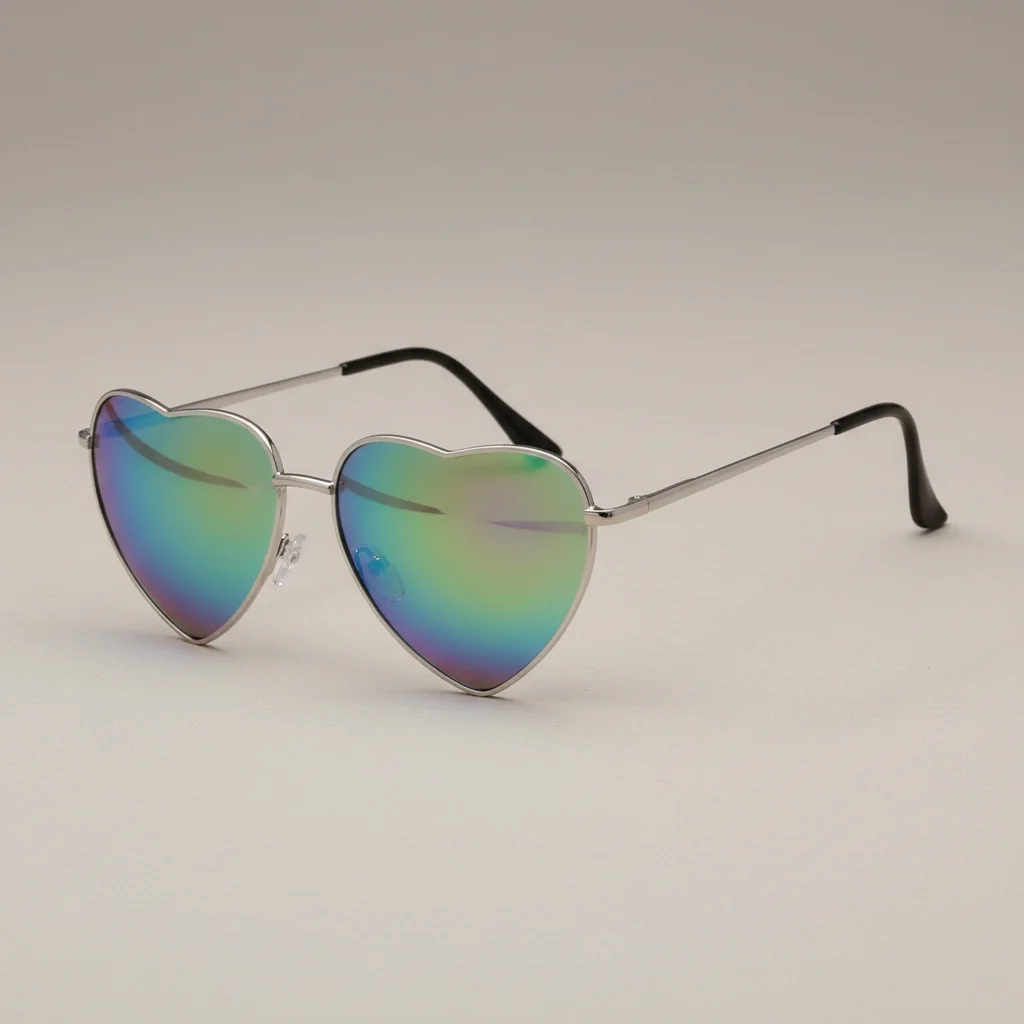lunette coeur métal rétro - Vue 1 - lunette coeur