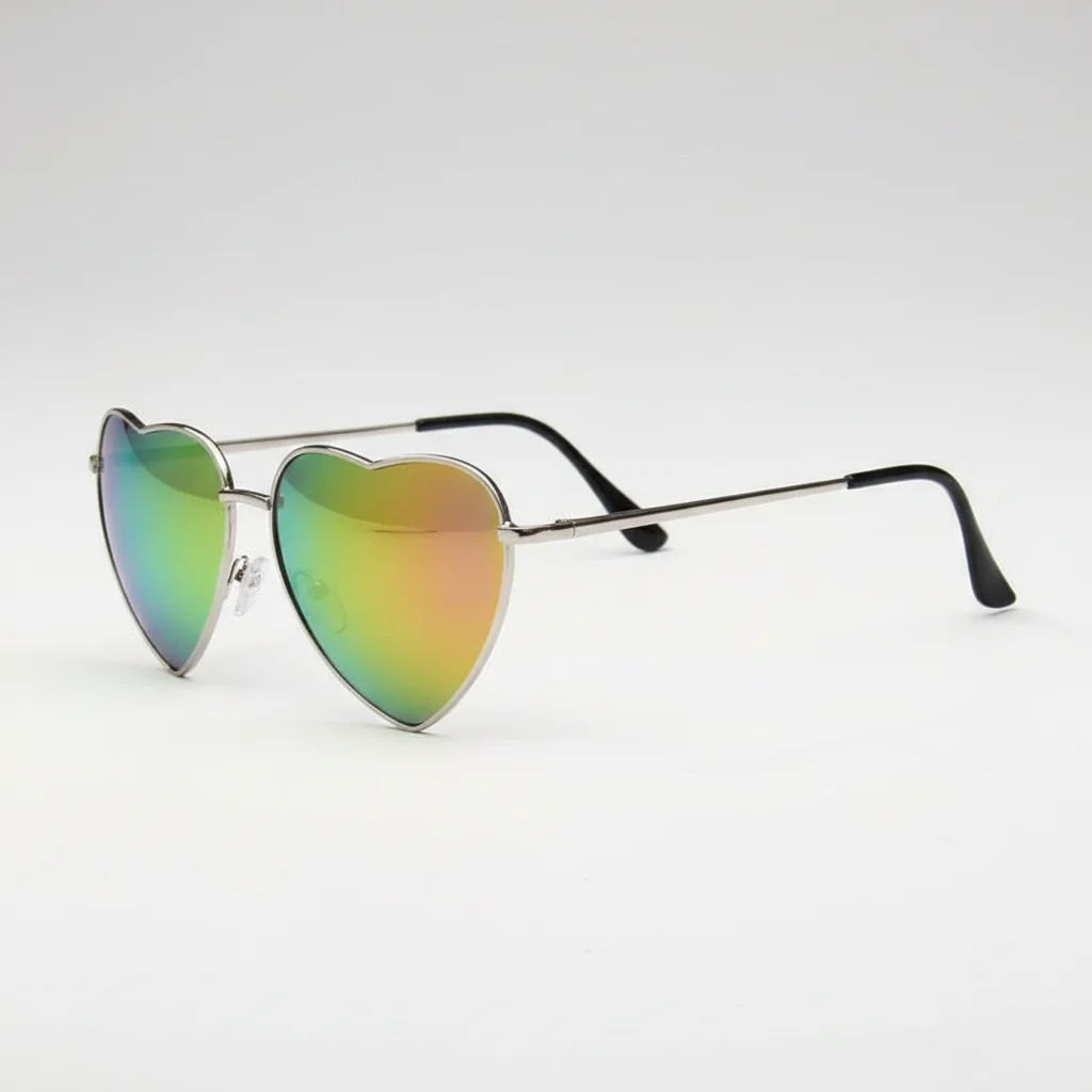 lunette coeur métal rétro - Vue 2 - lunette coeur