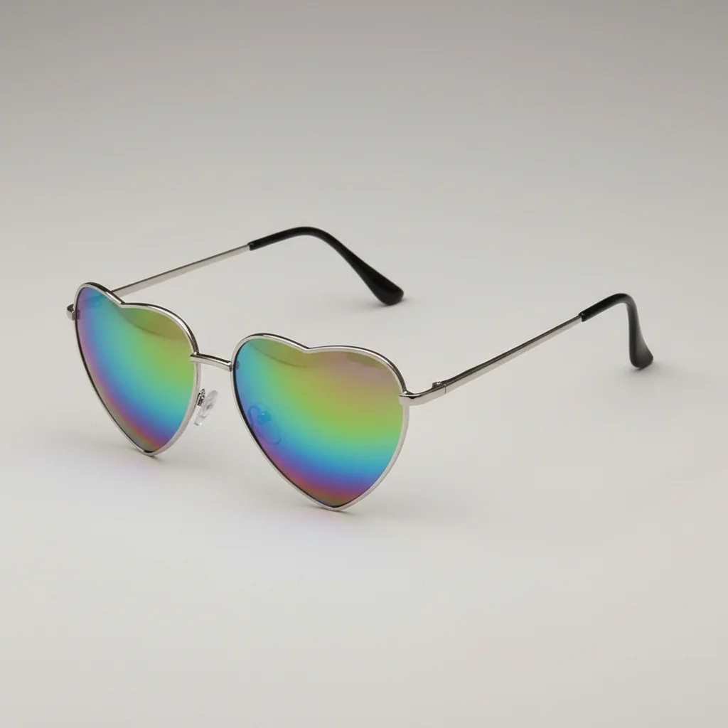 lunette coeur métal rétro - Vue 3 - lunette coeur