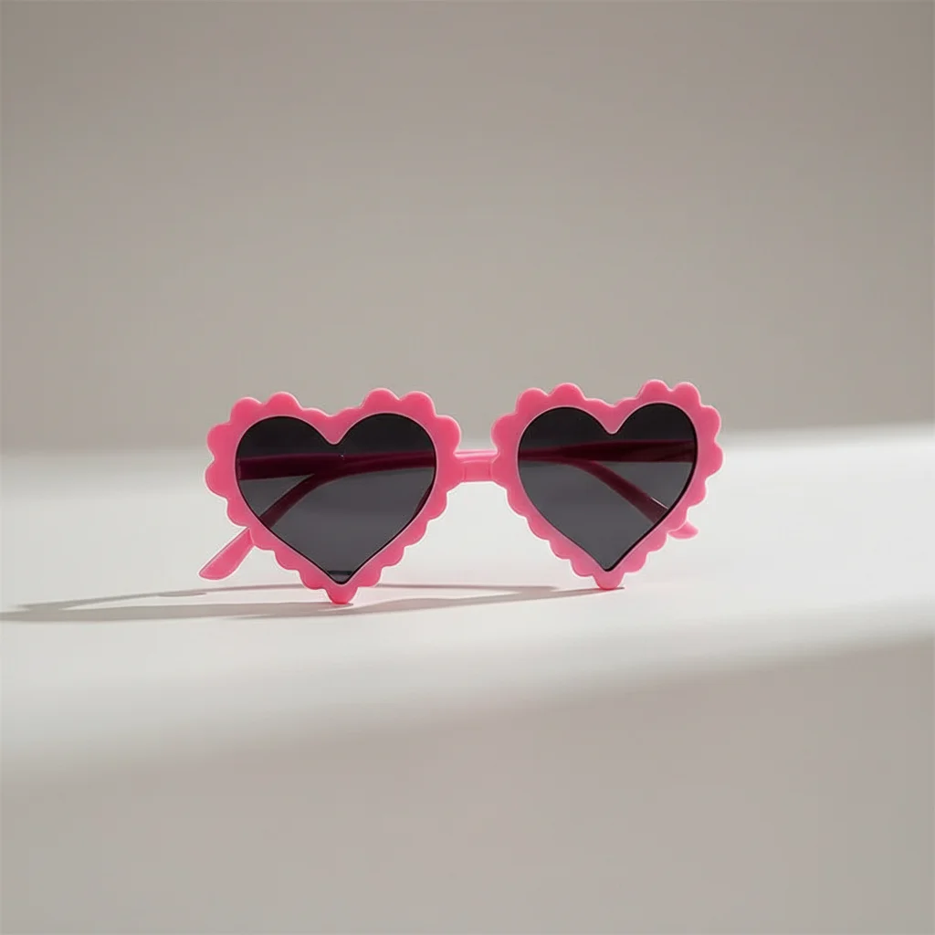 lunette coeur monture polycarbonate - Vue 4 - lunette coeur