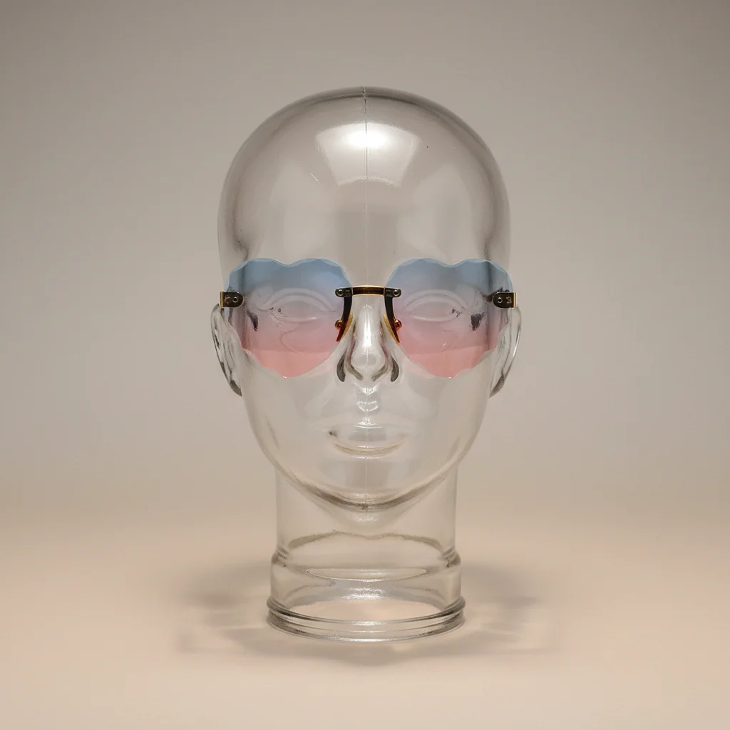 Lunette coeur verre dégradé - Vue 5 - lunette coeur